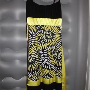 Ruby Rox Black & Yellow Short dress